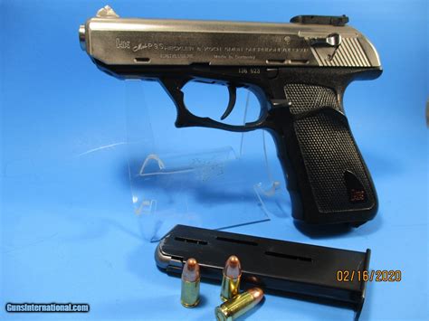 Rare Nickelchrome Plated Heckler And Koch P9s In 9mm Para