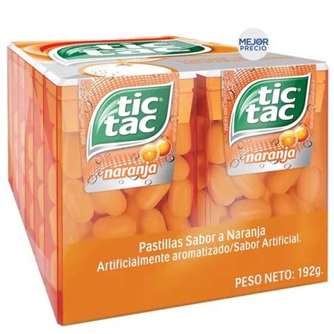 Pastillas Tic Tac Naranja X12 Estuches Caramelos Envío Gratis