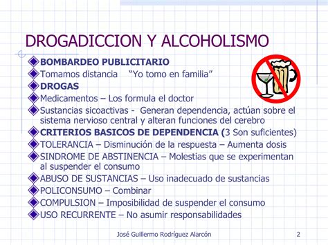 Drogadiccion Y Alcoholismo Ppt