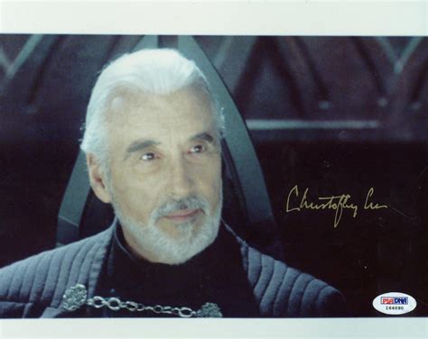 Lot Detail - Christopher Lee Signed 8" x 10" "Count Dooku" Photograph ...