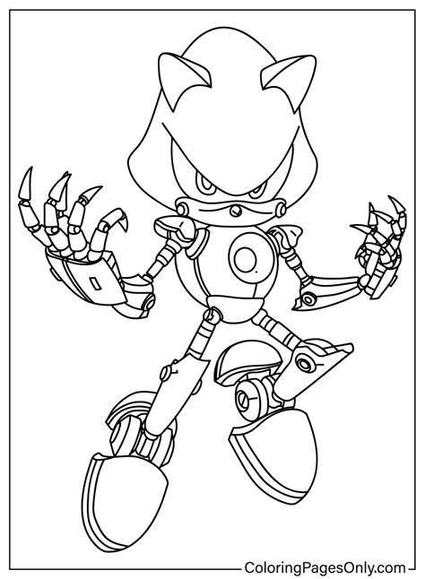 Pagine Da Colorare Di Sonic The Hedgehog Coloringpagesonly