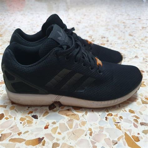 Adidas Originals Zx Flux Trainers In Black And White Mens Fashion