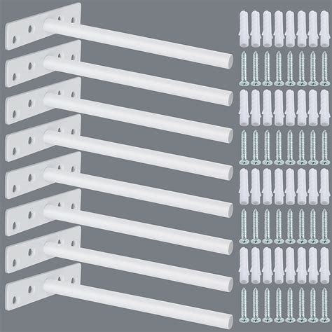 Alise Floating Shelf Brackets White T Bracket For Shelves