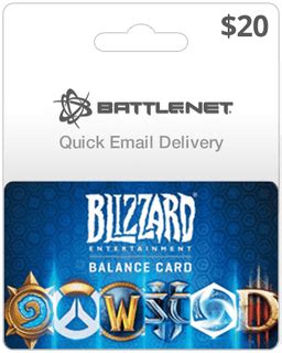 $20 Blizzard Entertainment Gift Card | Instant Email Delivery