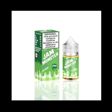 Apple Nicotine Jam Monster Salt E Liquid Refillable Vape Device Jam