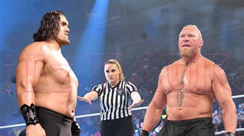 Great Khali Vs Brock Lesnar Match YouTube