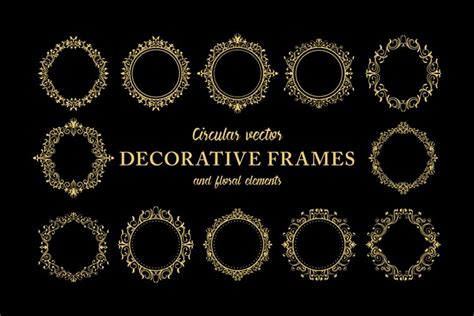 Floral Decorative Ornate Frames