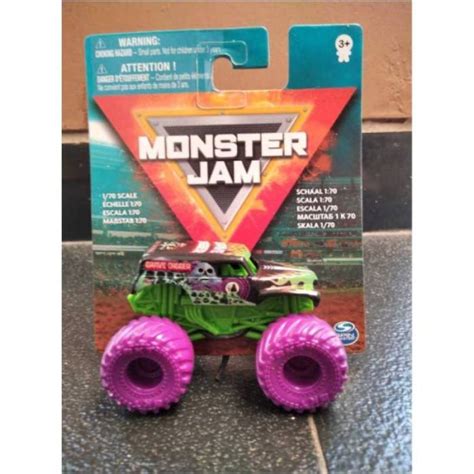 Jual Hot Wheels Monster Jam Spin Master Skala Grave Digger El Toro Loco Blue Thunder Dragon