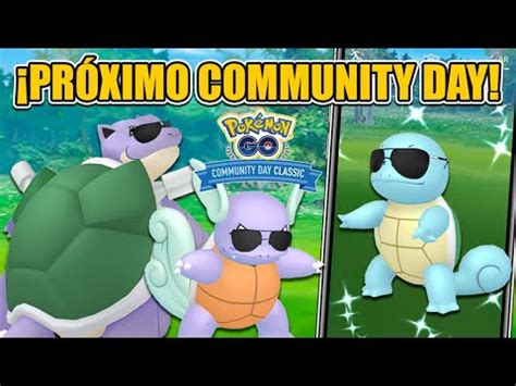 Squirtle Shiny Con Gafas De Sol E Hidroca N En El Community Day