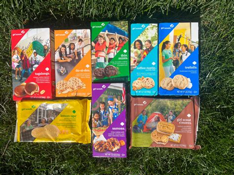 Girl Scout Cookies 2022 Flavors