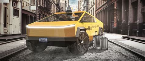 Photo Tesla Cybertruck New York City Taxi