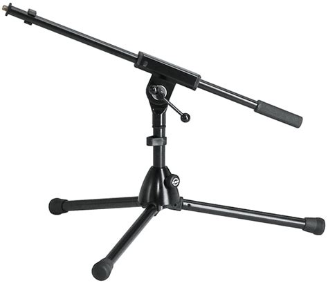 K M 25910B 11 Low Level Microphone Stand With 20 6 Boom Arm Full