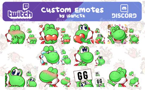 Draw Cute Emote For Your Discord Or Twitch By Isanctz