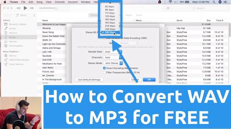 How To Convert Wav To Mp For Free With Itunes Youtube