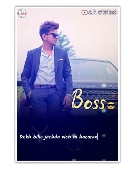 Punjabi Attitude Song Whatsapp Status Boss Jass Manak Song Status