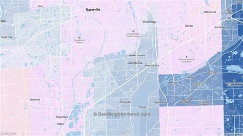 60440 Il Political Map Democrat And Republican Areas In 60440