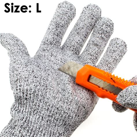 Mercury Cut Resistant Safety Work Gloves En Level Washable Large