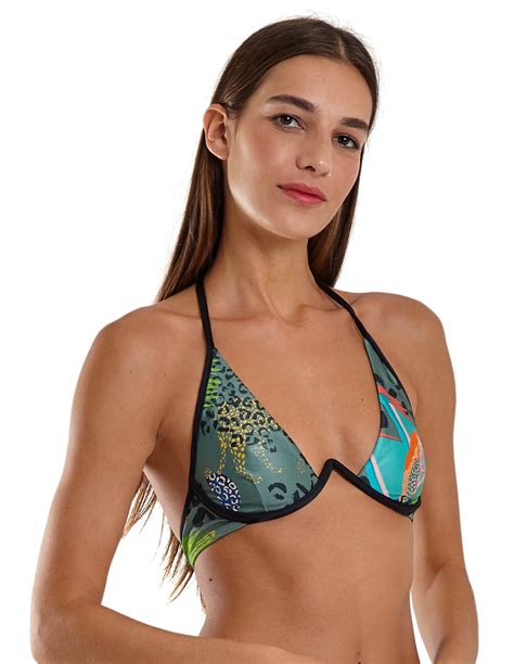 Bikini Tops Top Fox Florestinha Verde Brand Blueman