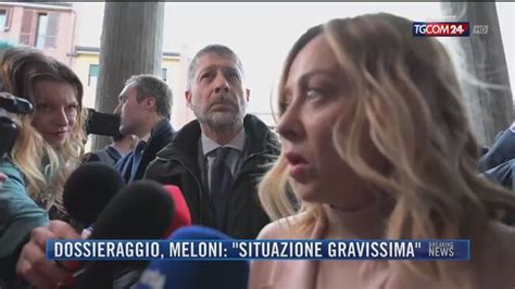 Breaking News Delle Dossieraggio Meloni Situazione Gravissima