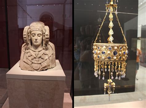 Imagen De La Dama De Elche Y El Tesoro De Guarrazar Museo Arqueológico