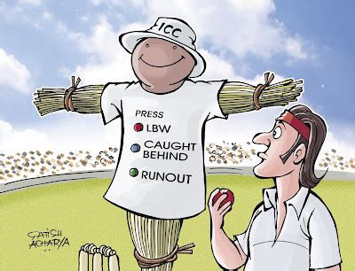 Joke Cricket: Cricket Cartoons : Umpire Review System