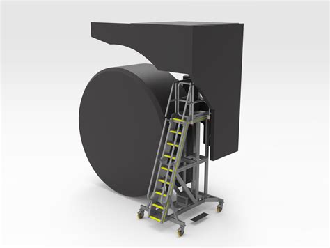 Hitachi Eh5000 Engine Bay Access Platform Bend Tech Group