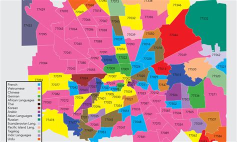 Houston Zip Code Map 2024 - Zip Code Mapped