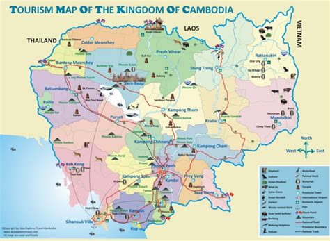 TẢI Bản đồ nước Campuchia Khổ Lớn Mới Nhất 2023