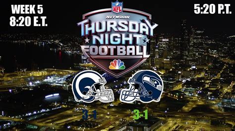 2019 NFL Season Week 5 Thursday Night Football Prediction Rams