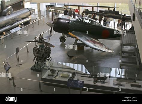 Zero Fighter Aircraft Type 62 displayed at Yamato Museum Kure Hiroshima ...