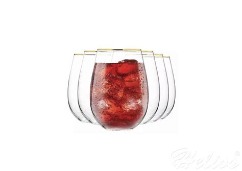 Krosno Glass S A Szklanki Do Wina 500 Ml Harmony GOLD 6376