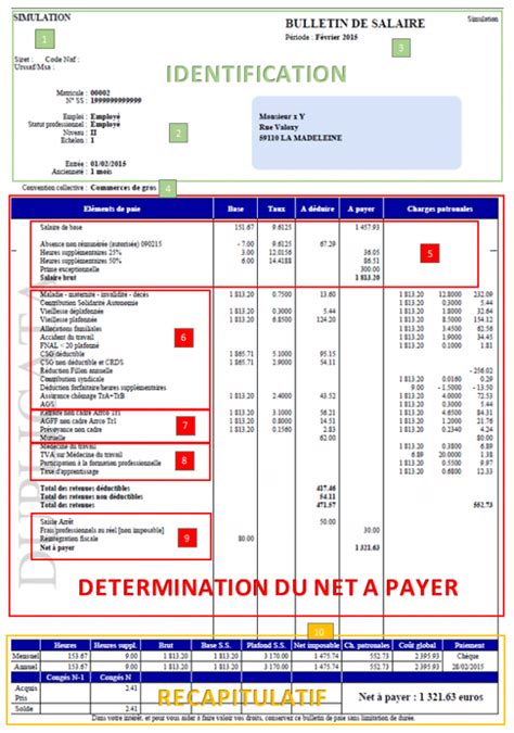 Comment Expliquer Une Fiche De Paie Image To U