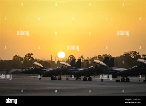 Multiple U S Air Force F 15E Strike Eagles From Seymour Johnson Air