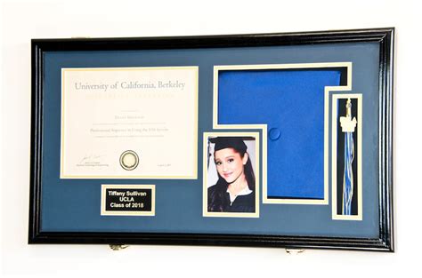 Custom Graduation Diploma Frame Tassel Photo Cap Engraving - Etsy