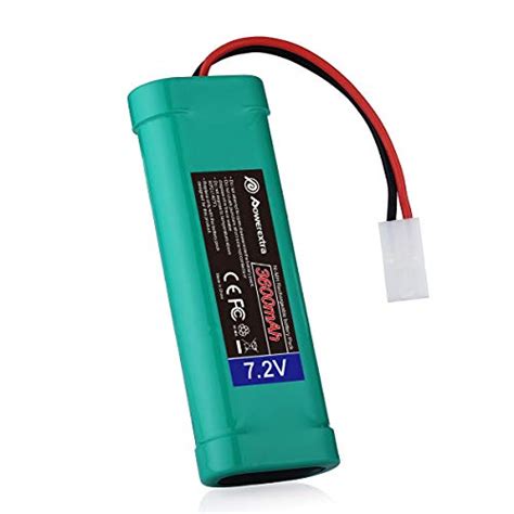 Powerextra 2 Pack 72v 3600mah High Capacity 6 Cell Nimh Battery Packs With Standard Tamiya