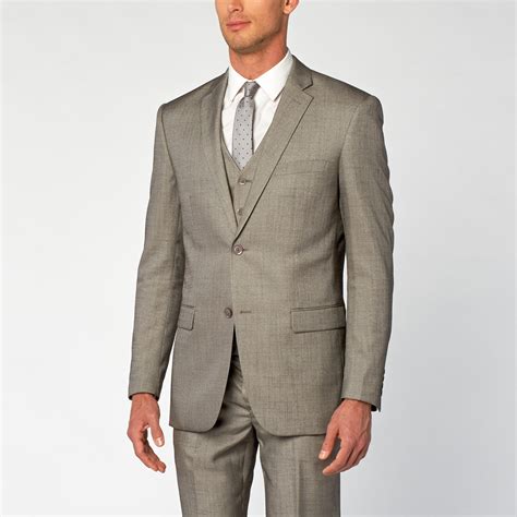 Modern Fit Shark Skin 3-Piece Suit // Gray (US: 48S) - Braveman Suits - Touch of Modern