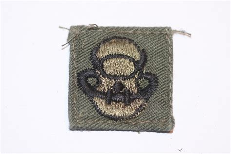 Original Us Army Vietnam Scuba Diver Qualification Cloth Subdued 1