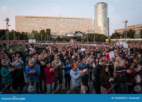 Protest In Bratislava: Citizens Demand Change