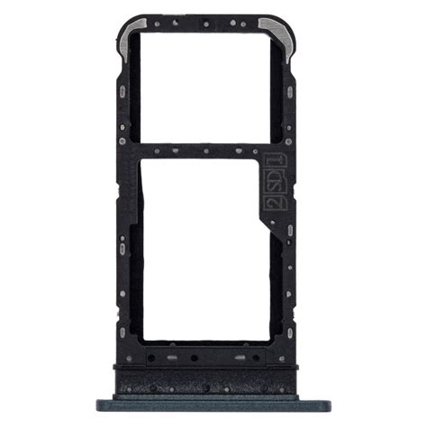 SIM Card Holder Tray For Motorola Moto E7 Black Maxbhi