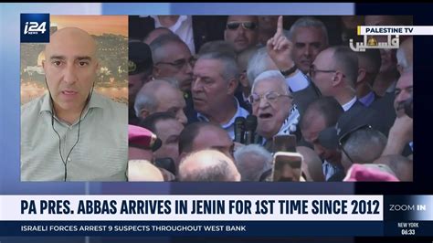 I24NEWS English On Twitter The Visit Of Abbas To Jenin Is The Most