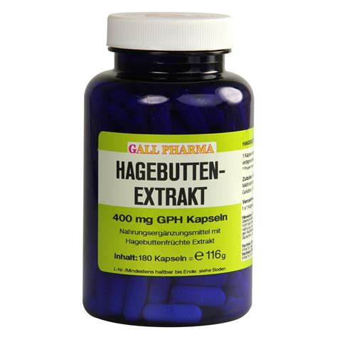 Hagebutten Extrakt Mg Gph Kapseln St Ck Medpex