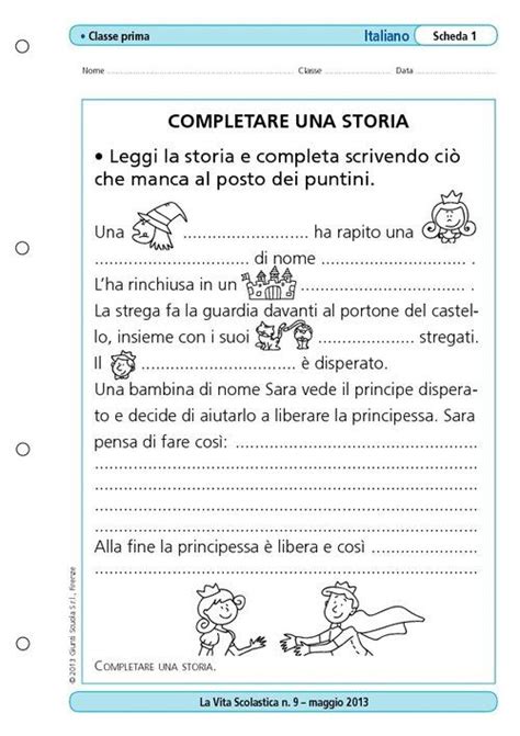 Completare Una Storia Completare Una Storia Giunti Scuola