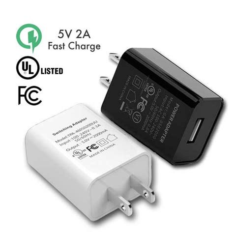 Buy Bulk A V Ul Certified Universal Usb Wall Charger High Speed