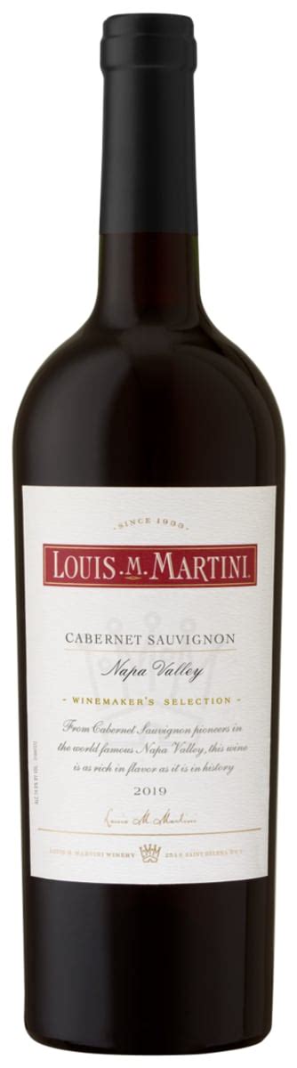 Louis Martini Napa Valley Cabernet Sauvignon Wine