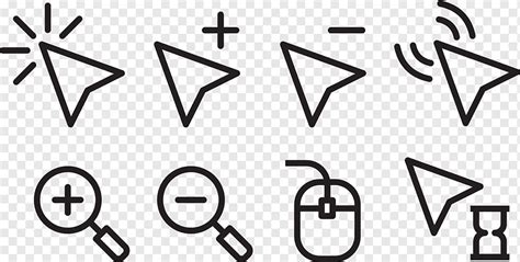 Mouse Pointer Icons Png PNGWing