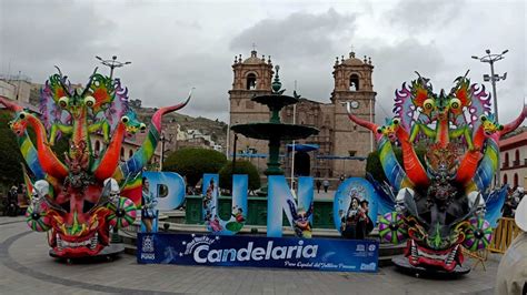 Caretas De Diablada Que Se Puso En La Plaza Mayor De Puno Tiene Un