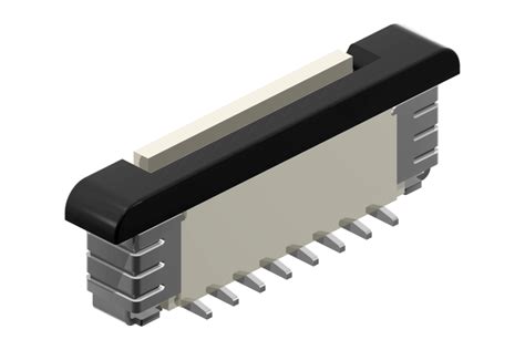 FPC FFC Connector ZIF Type SMT Vertical 0 50mm Pitch