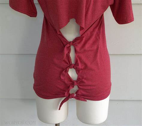 Wobisobi Tied Back Tee Diy