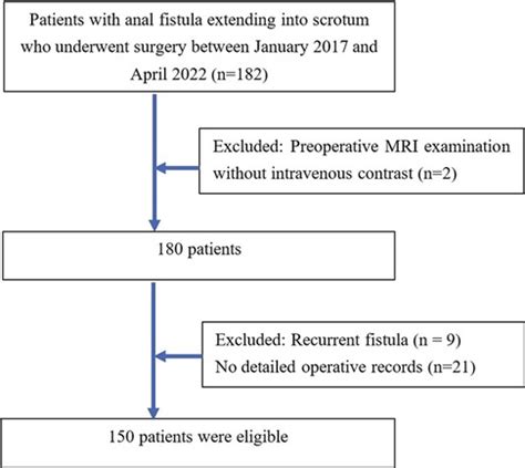 Frontiers Preoperative Magnetic Resonance Imaging Of Anal Fistulas With Scrotal Extension A