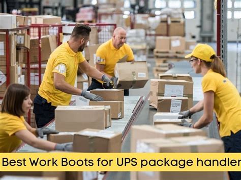 Best Work Boots For Ups Package Handler Comfort In Long Shifts